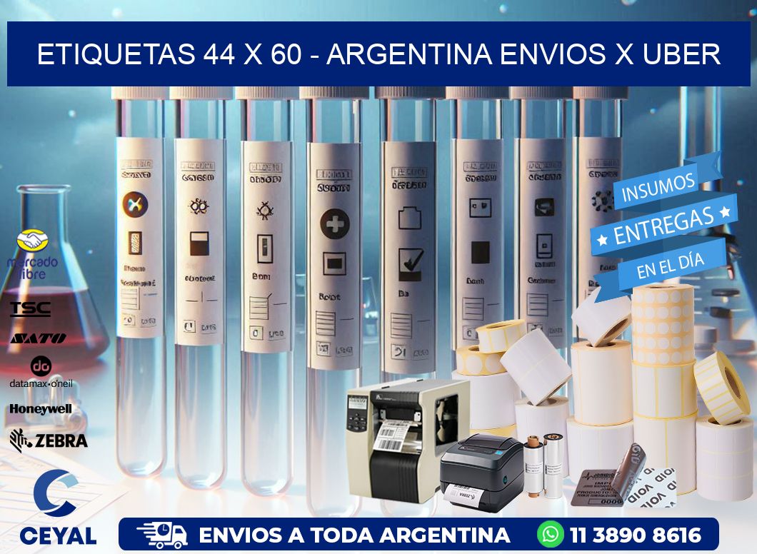 ETIQUETAS 44 x 60 – ARGENTINA ENVIOS X UBER