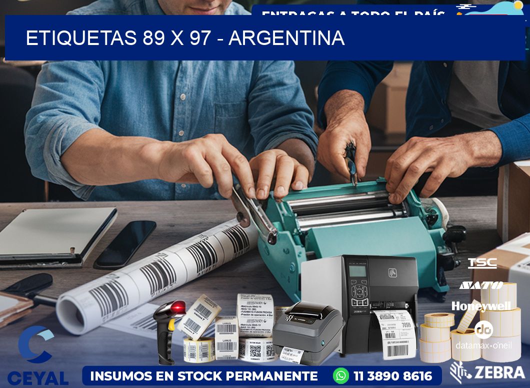 ETIQUETAS 89 x 97 - ARGENTINA