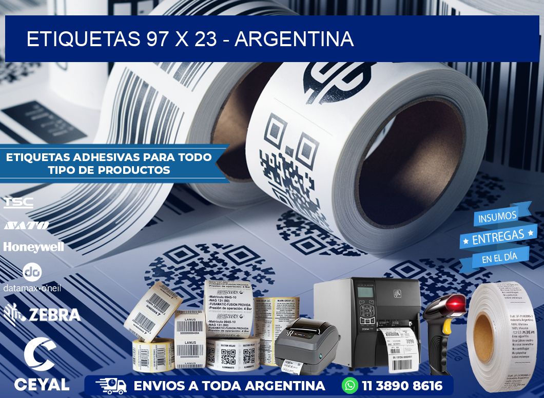 ETIQUETAS 97 x 23 - ARGENTINA