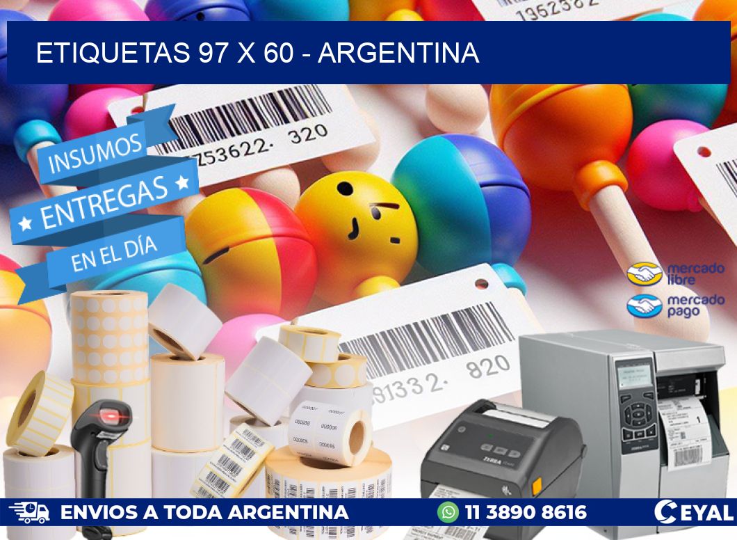 ETIQUETAS 97 x 60 - ARGENTINA