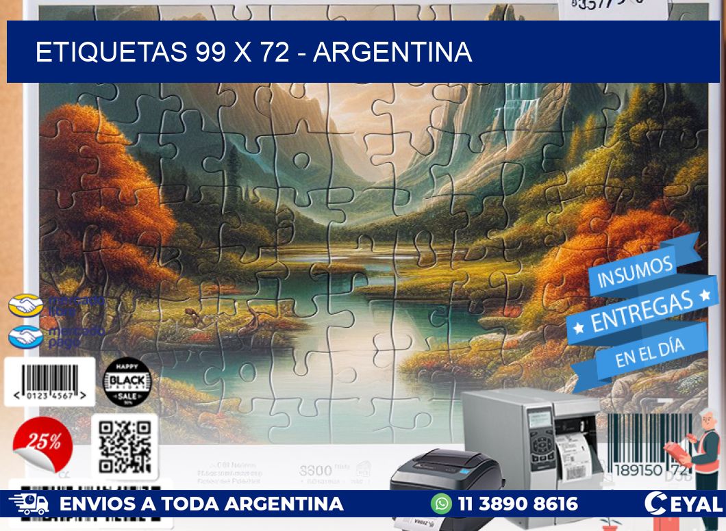 ETIQUETAS 99 x 72 - ARGENTINA