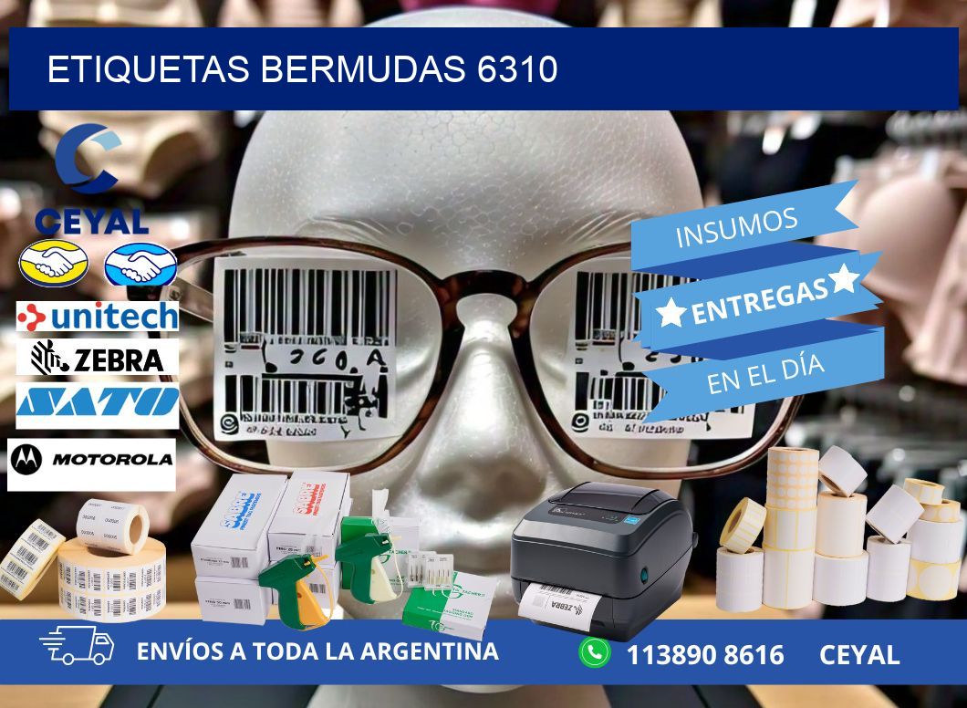 ETIQUETAS BERMUDAS 6310