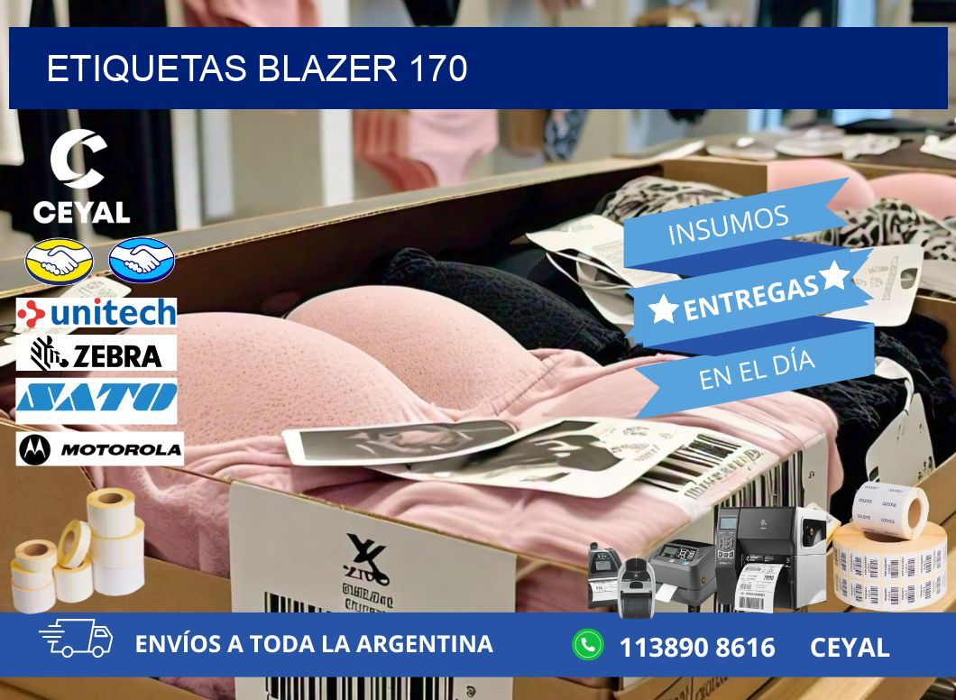 ETIQUETAS BLAZER 170