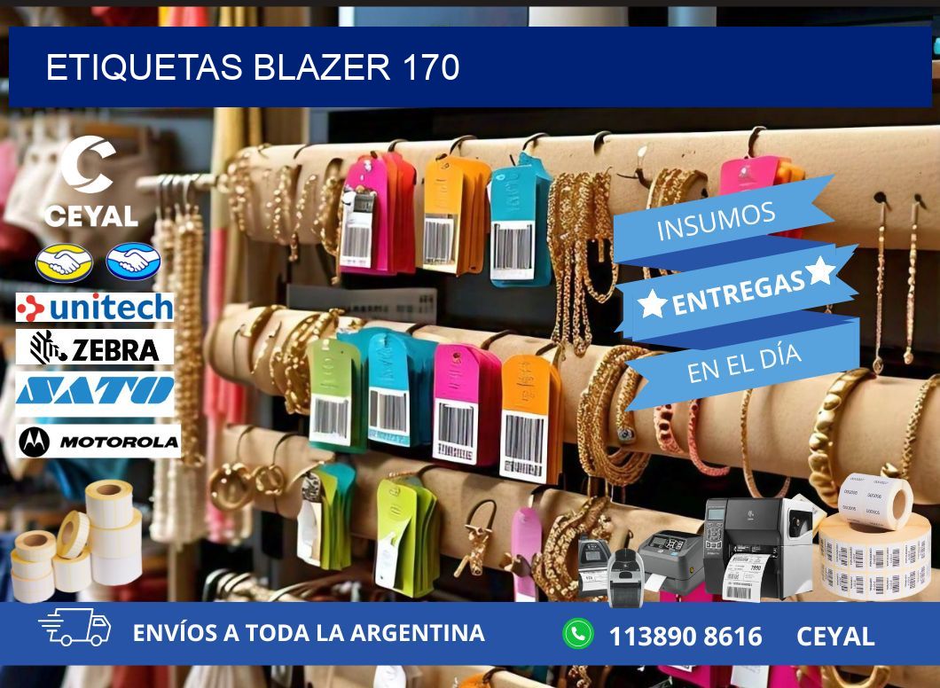 ETIQUETAS BLAZER 170