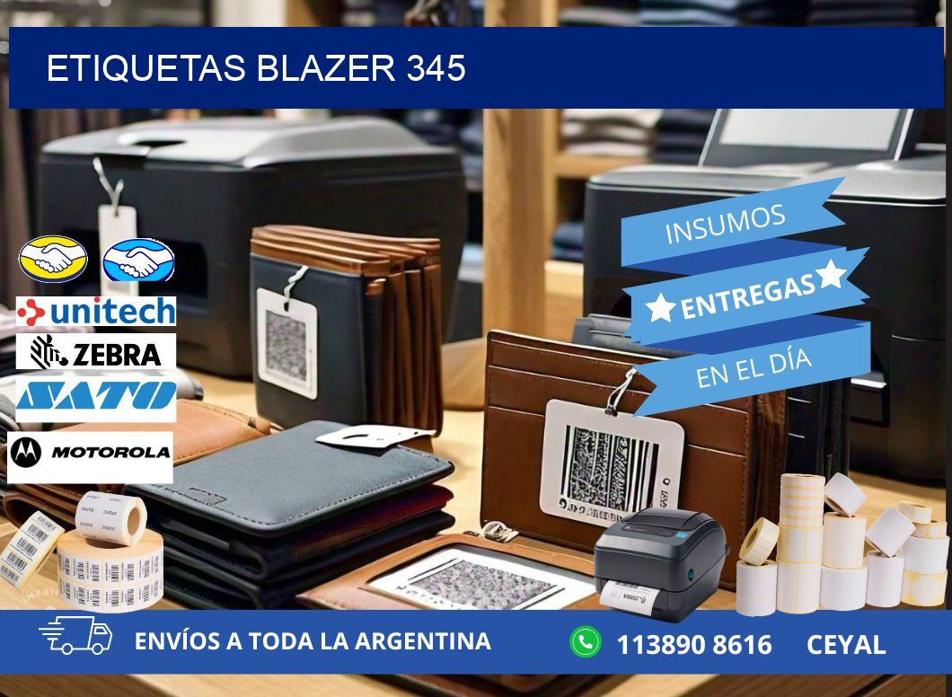 ETIQUETAS BLAZER 345