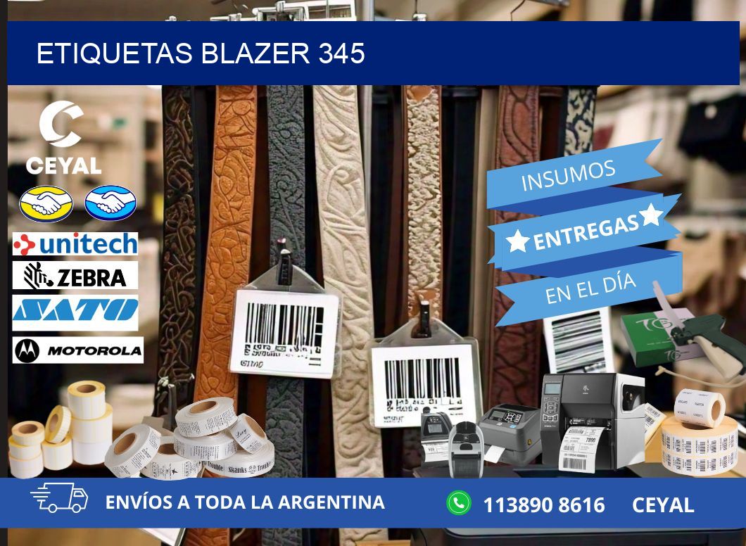 ETIQUETAS BLAZER 345