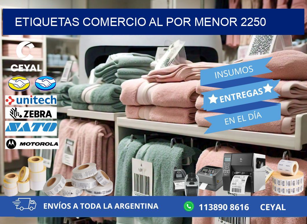 ETIQUETAS COMERCIO AL POR MENOR 2250