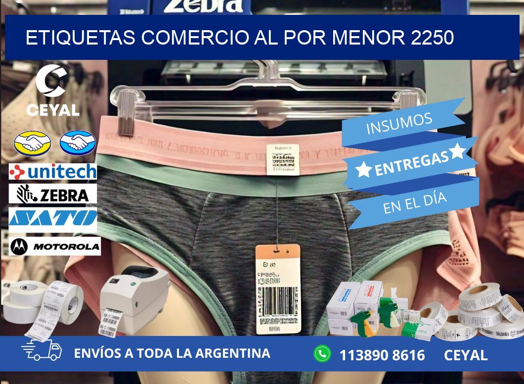 ETIQUETAS COMERCIO AL POR MENOR 2250