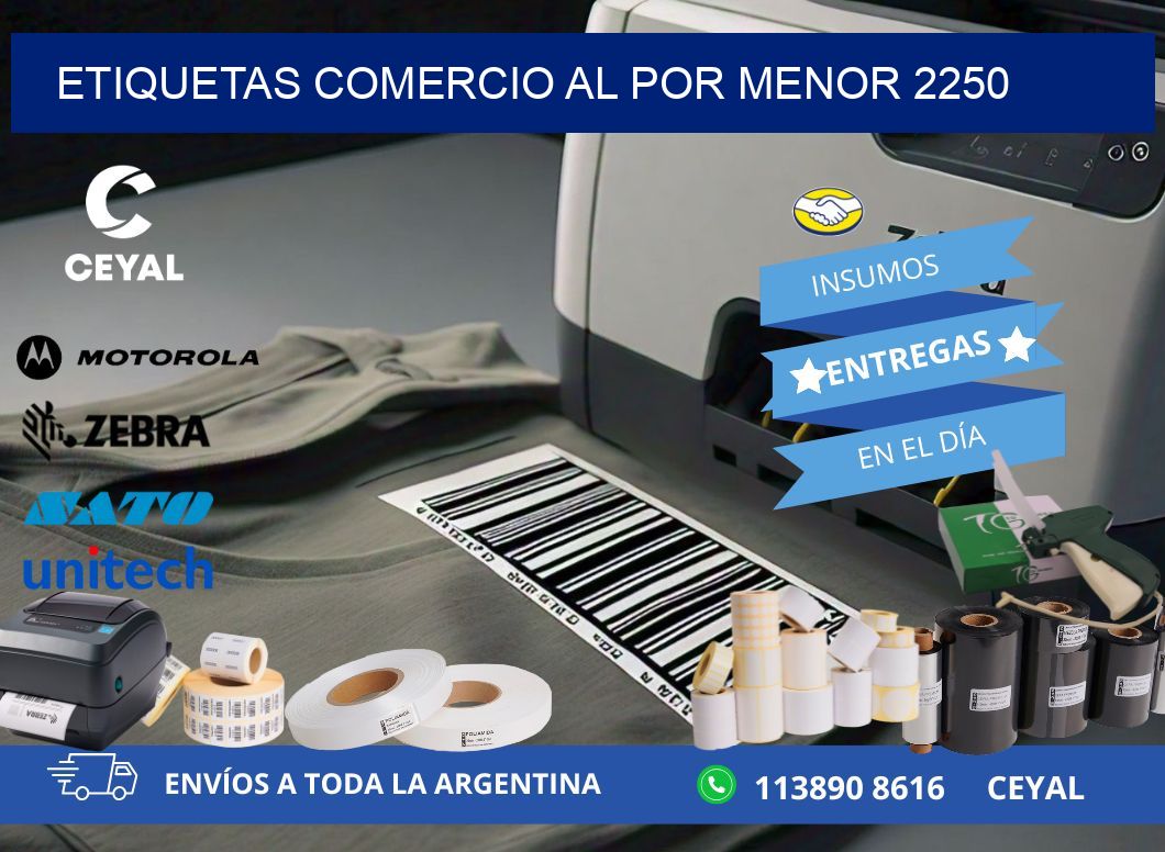 ETIQUETAS COMERCIO AL POR MENOR 2250