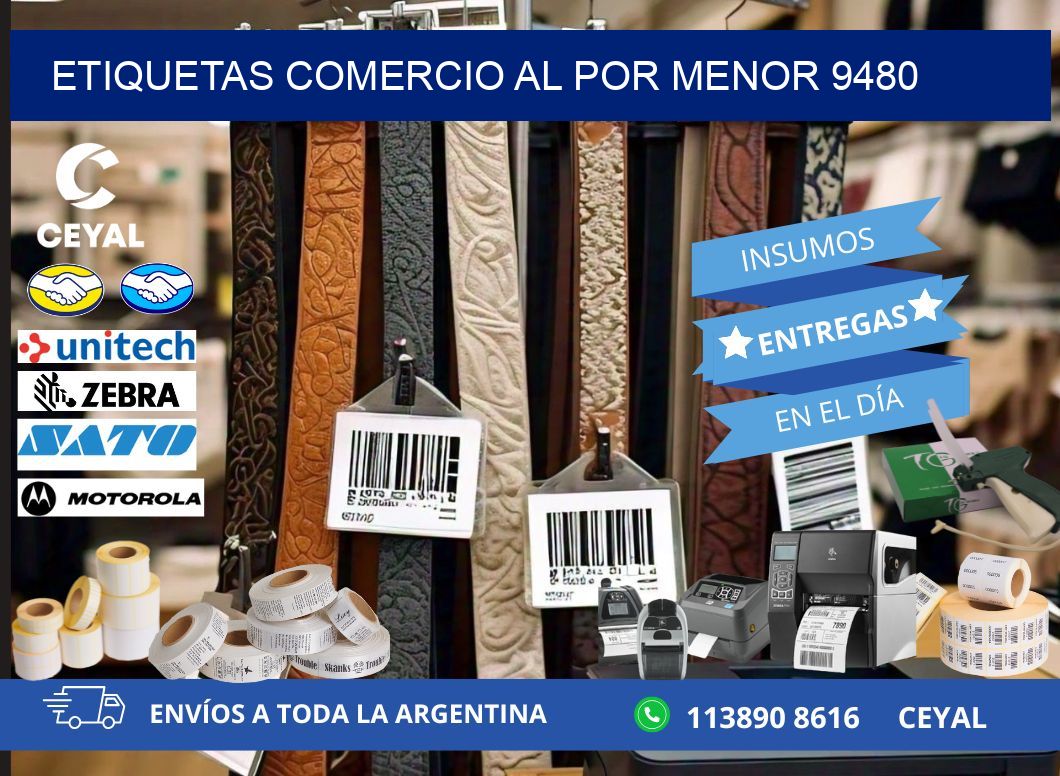 ETIQUETAS COMERCIO AL POR MENOR 9480