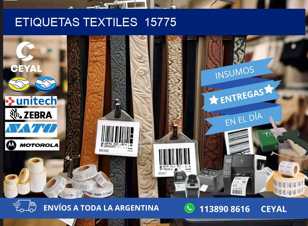 ETIQUETAS TEXTILES  15775