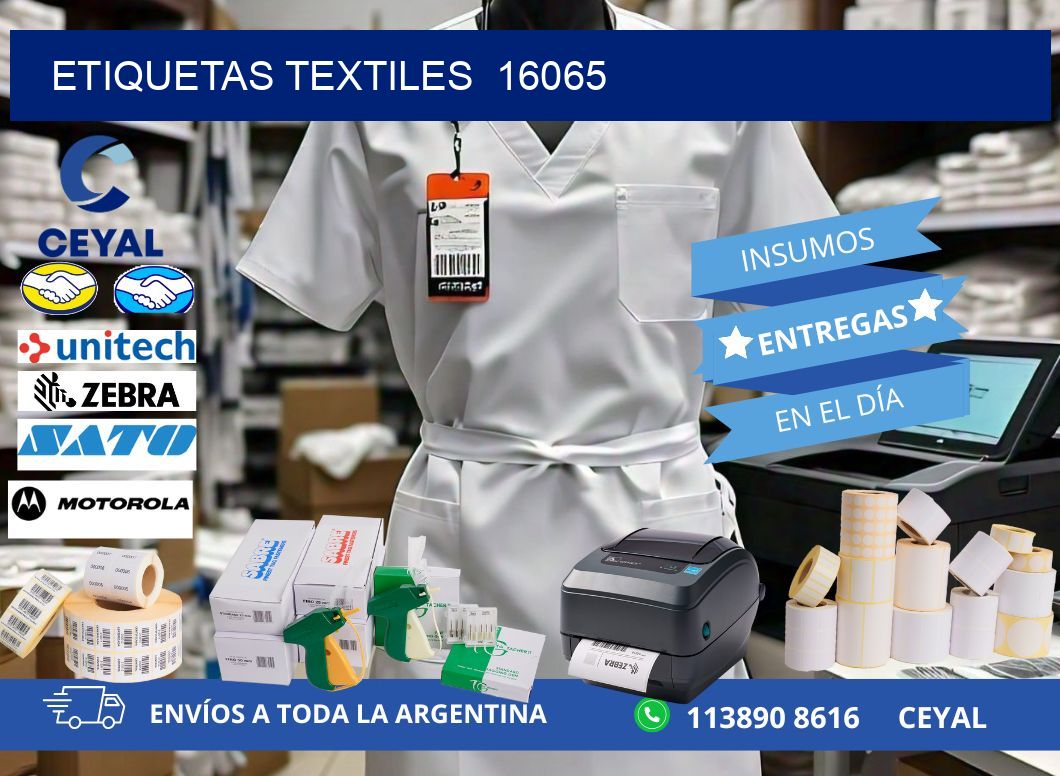 ETIQUETAS TEXTILES  16065