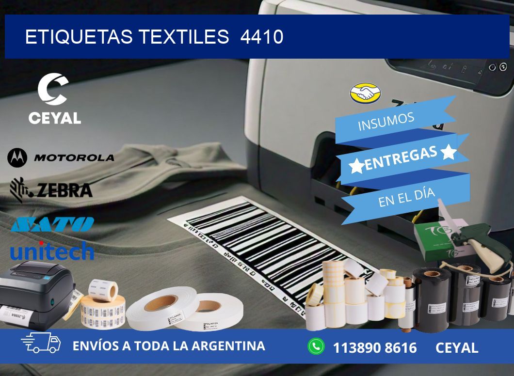 ETIQUETAS TEXTILES  4410