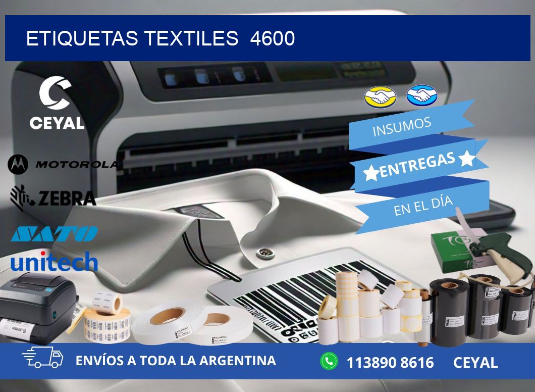 ETIQUETAS TEXTILES  4600