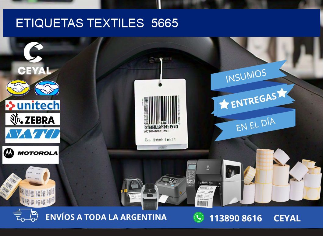 ETIQUETAS TEXTILES  5665