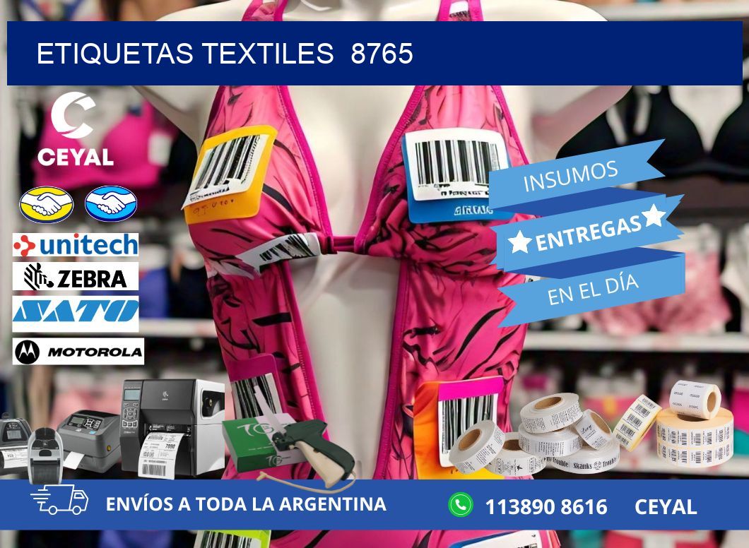 ETIQUETAS TEXTILES  8765