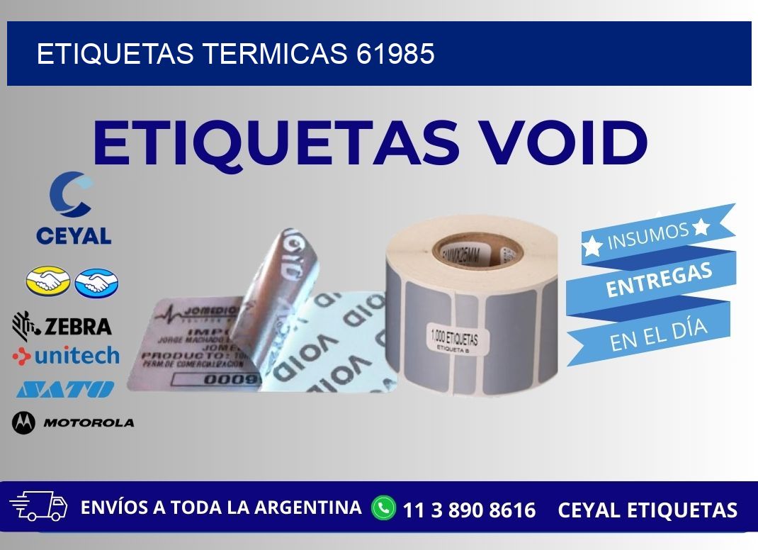 ETIQUETAS TERMICAS 61985