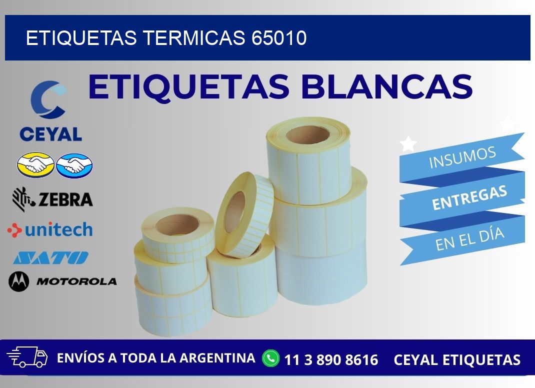 ETIQUETAS TERMICAS 65010