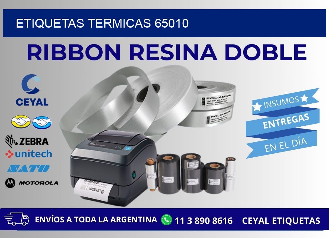 ETIQUETAS TERMICAS 65010