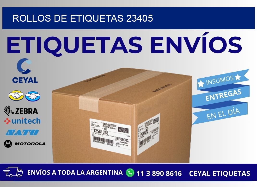 ROLLOS DE ETIQUETAS 23405